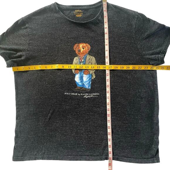 VTG POLO Bear by Ralph Lauren Screen Printed Graphic Tee T Shirt Mens Size XL - Picture 5 of 6